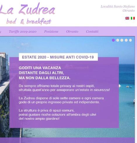 B&B La Zudrea Otranto Exterior foto